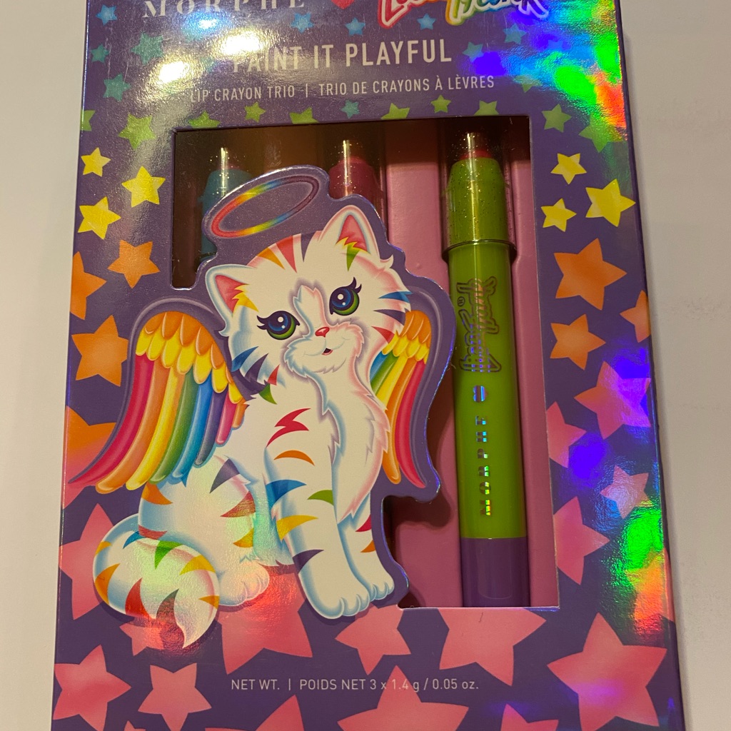 Morphe x Lisa Frank eyeshadow palette listed for resale